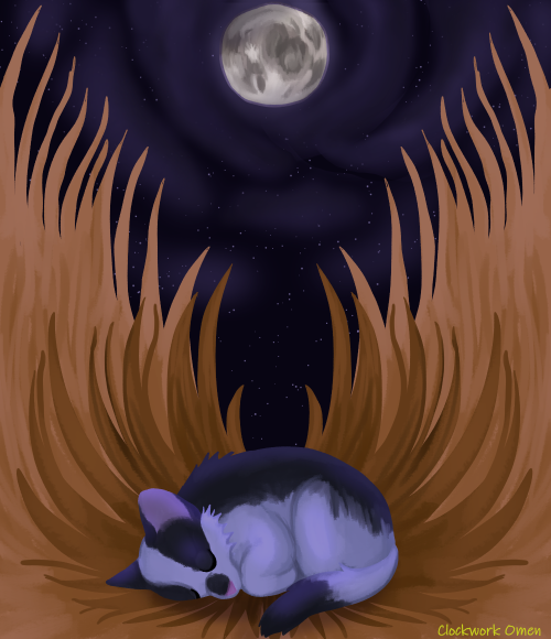 clockworkomenart: Goodnight Badgerfang