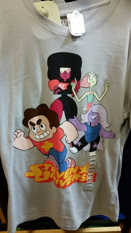 Found a bunch of SU merchandise at Aahs! today. They had some stuff Hot Topic carries (like the keychains) and a bunch of WeLoveFine shirts. I only took a pic of a couple because they were all stuffed on two short racks and the aisles were narrow to move