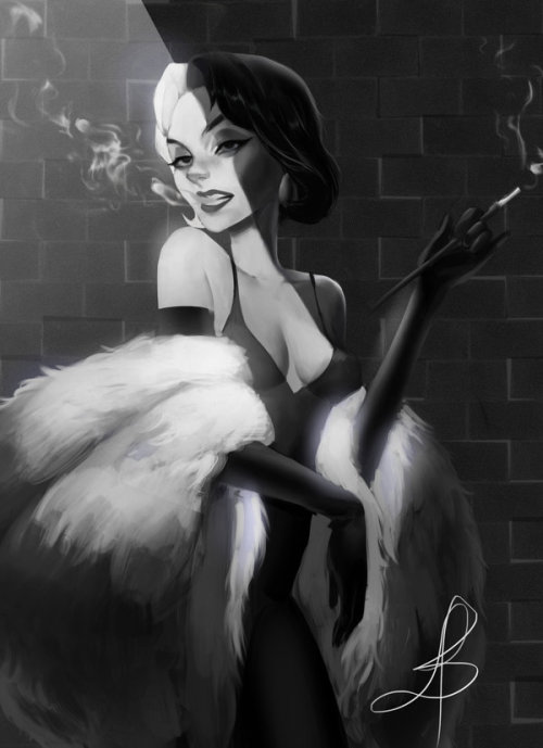 princessesfanarts:Cruella De Vil (fanart) by Limelissa 