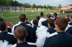 dcinewsnetwork:  The Bluecoats watching The Cadets perform!