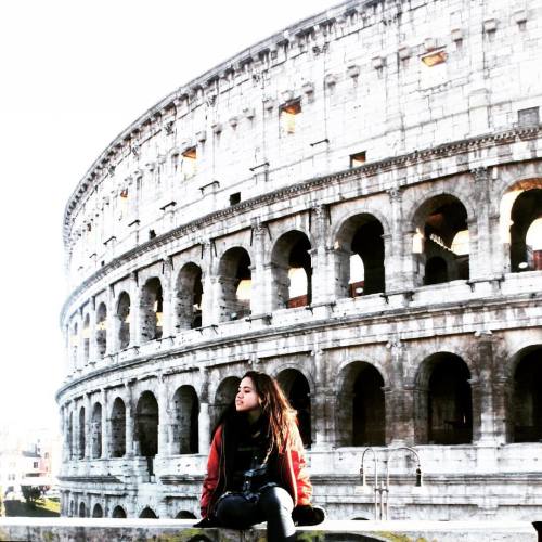 shangrihla: existea: shangrihla: r o m a (at Colosseo, Roma, Italia) AJ!! you look great here and it