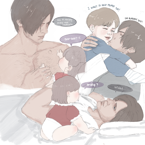 Mama Claire And Papa Leon Doodles!!