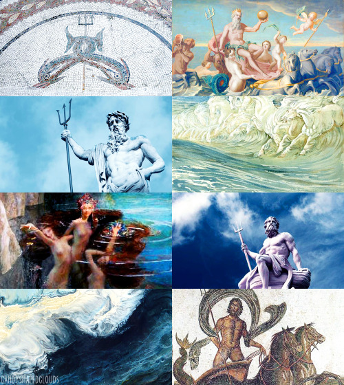 candyshapedclouds:Greek mythology picspamPoseidon (Ποσειδῶν) → Poseidon, called Neptune by the  Roma