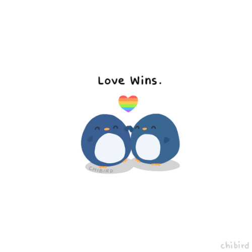let-the-light-shine-4u2:  chibird:  Celebrating equality in the US today! Have been seeing rainbows of happiness all day in Seattle~