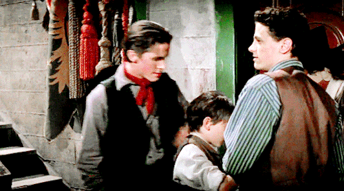 CHRISTIAN BALE & DAVID MOSCOW As Jack Kelly And David Jacobs