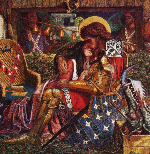 The Wedding of Saint George and Princess Sabra (1875) Dante Gabriel Rossetti.