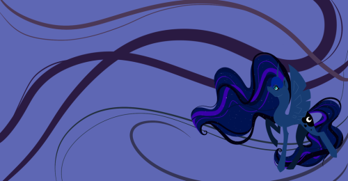 theponyartcollection:  Semi-Simplistic Luna by KittyIsAWolf