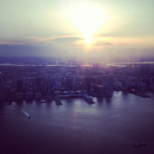 The view from #oneworldtower right now. Highly recommend, even coming from a local. #soworthit Get r