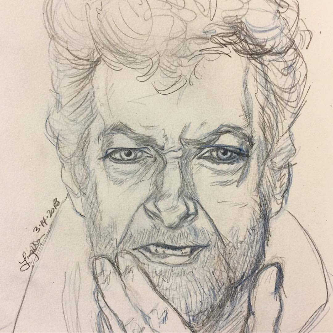 Here Have A Picture I Attempted To Draw Of Andy Serkis But It Might 