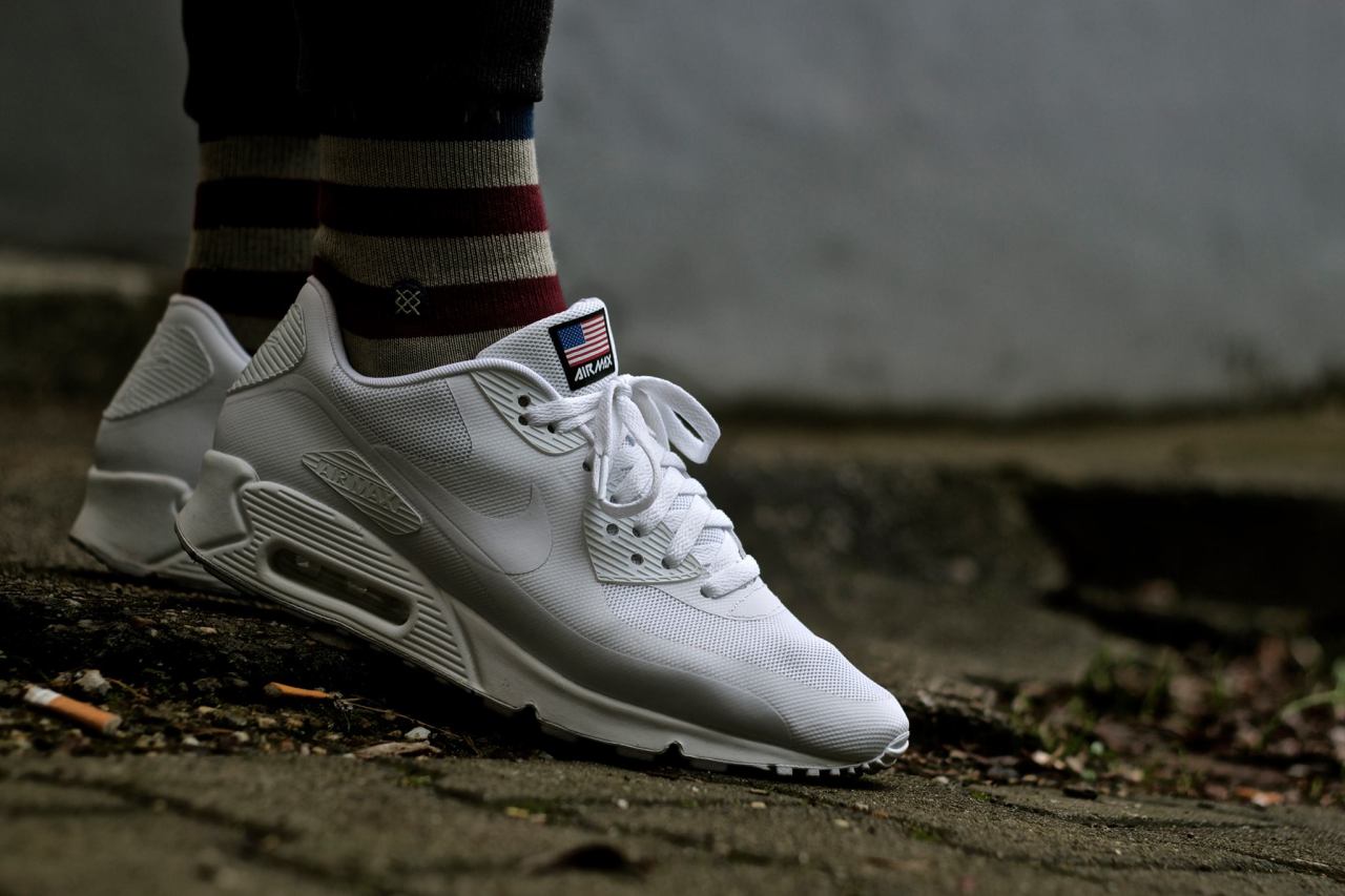 nike air max 90 independence day white