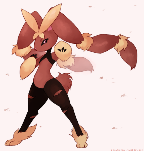 Nintendo answered my prayers for a Mega Lopunny and gave me more than I’ve ever hoped for; I definitely had to draw it ♡