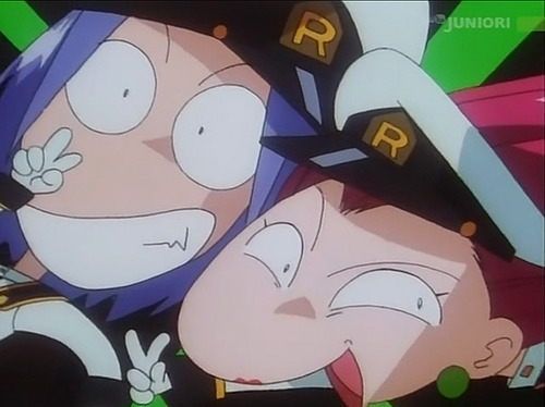 wendycorduroy:  thearcticflame:  Remember when Team Rocket was introduced like  Ooh, so mysterious and dangerous. Such threats. But now it’s like  NYEEEEEEHHH  the best part is those screencaps take place within like, 40 episodes of each other tops