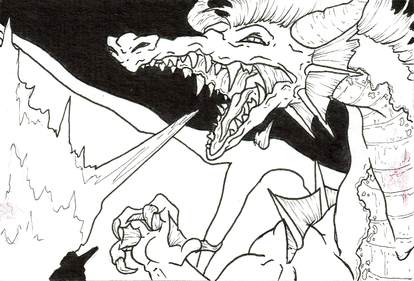mechabekahscakery: Big ol’ lizord for tin can mans to stick their pointy metal