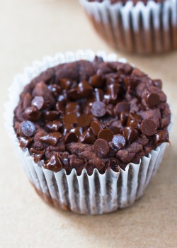 guardians-of-the-food:  Flourless Nutella Blender Muffins