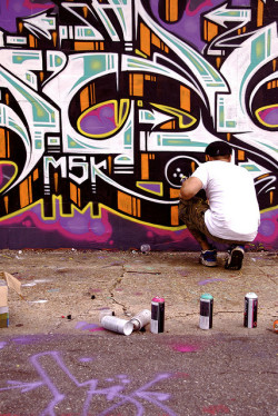 graffitical:  Ceaze MSK by Ironlak on Flickr.