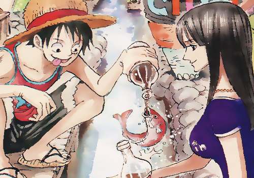 Robin &amp; Luffy|Colorspread