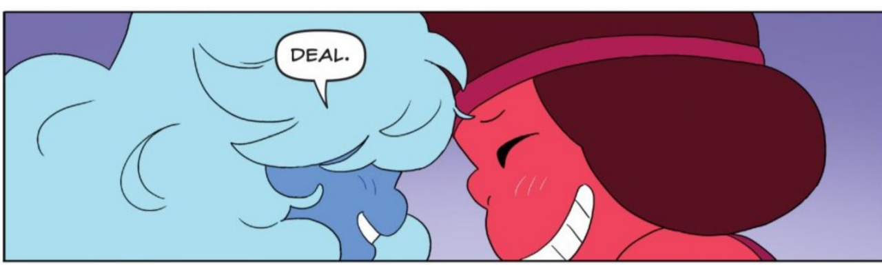 gamedot:  some loving rupphires from the latest su comic (which you can get digitally