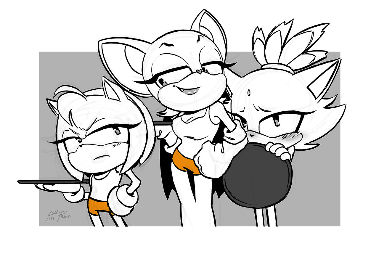 linaprime: If I wasn’t going to hell already, I sure am now! (Hooters x Sonic Forces