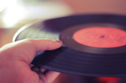 Wrong way to hold a record.