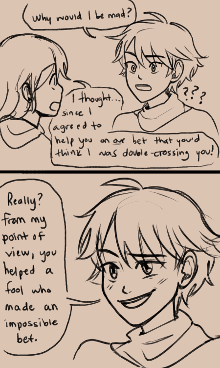 aerequets: i drew the first five panels, thought “hmm should i finish here” then de