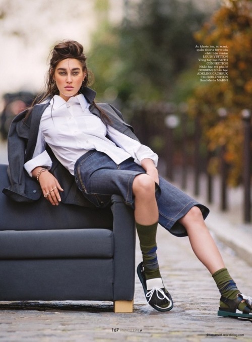 &ldquo;Miss Elle&rdquo; Elle Vietnam April 2015. Eden Bristowe by Benjamin Kanarek, styling 