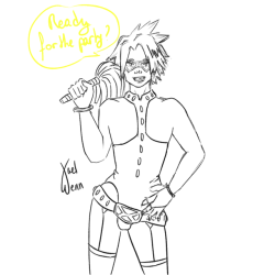 xael-wenn:     In Girl World, Halloween is the one night a year when a girl can dress like a total slut and no other girls can say anything about it. It was supposed to be for the day 6: Halloween of  @bnhararepairweek but i’m kinda late haha..Denki