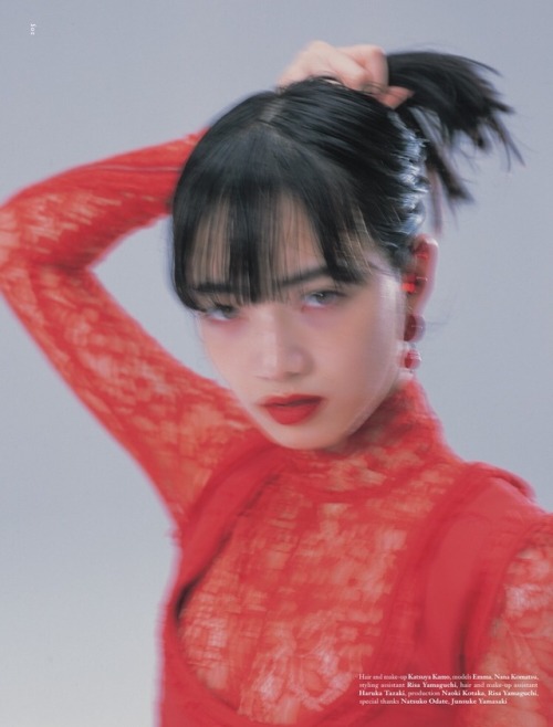 yua:“Red Velvet” by Nobuyoshi Araki for Dazed Magazine Autumn/Winter 2017