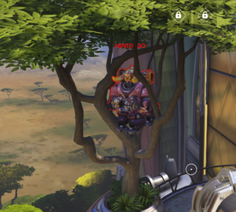 new meme: orisa sitting in places she shouldn’t be able to reach