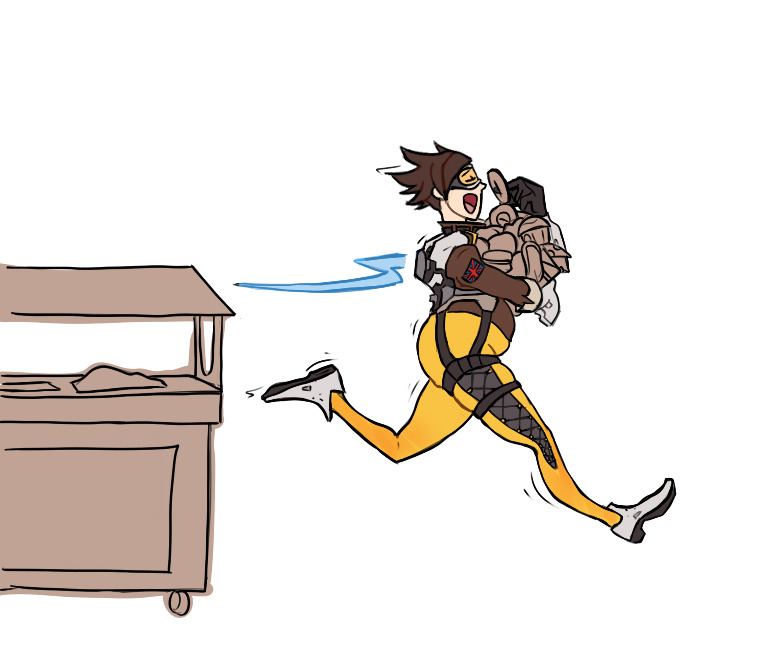 oda-lee:  Filler Art 100: Tracer from Overwatch  That’s all folks!! Requested by