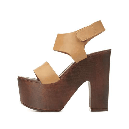 High Heels Blog Chunky Platform Sandals via Tumblr