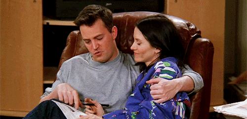 poesdameronn: get to know me: [2/20 ships] • Chandler & Monica“And now here we are with our futu