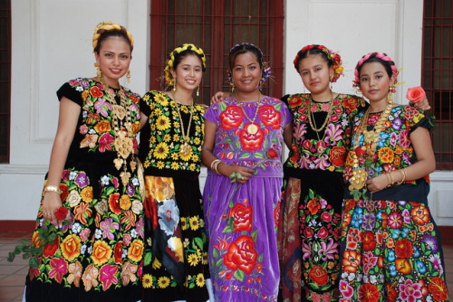 Traditional clothing from Oaxaca, Mexico4. Tuxtepec community