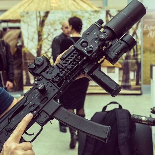 weaponslover:9x19mm #AK #vityaz with #Zenitco rails, light and ir laser designato - ©