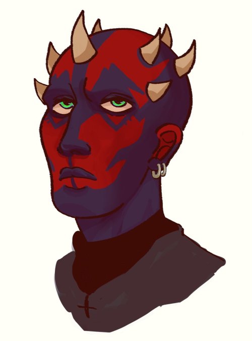 another little fixation of mine as of late…my star wars zabrak oc uzolir! hes a foundling man