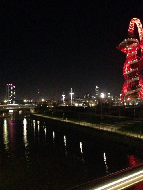 The helter skelter at Queen Elizabeth Olympic Park, Stratford, East London