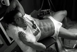 naughtyjorj:  Aaron Valenzuela by Thomas Synnamon