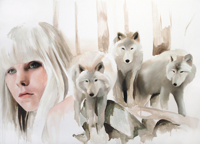 crossconnectmag:   Some of the Paintings of Jen Mann  Jen Mann is a Canadian artist