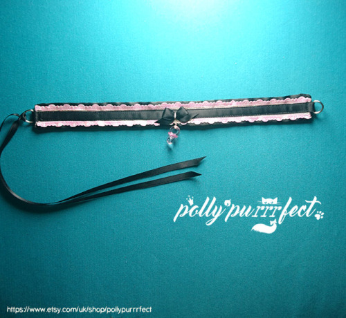 pollypurrrfect:princess ‘black babygirl’ collar ♡ visit pollypurrrfect ♡