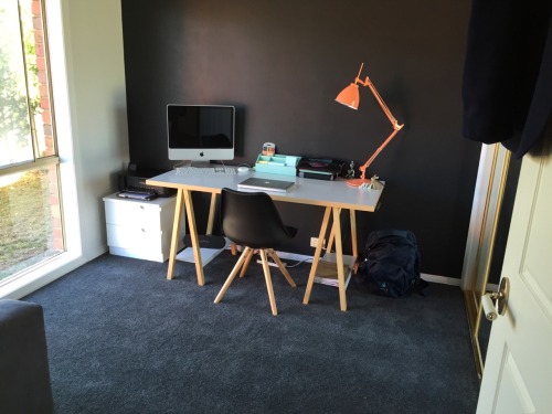 knowingisgr0wing:Finally my study room is finished! I’m so so happy with it. Now I have a whole ro