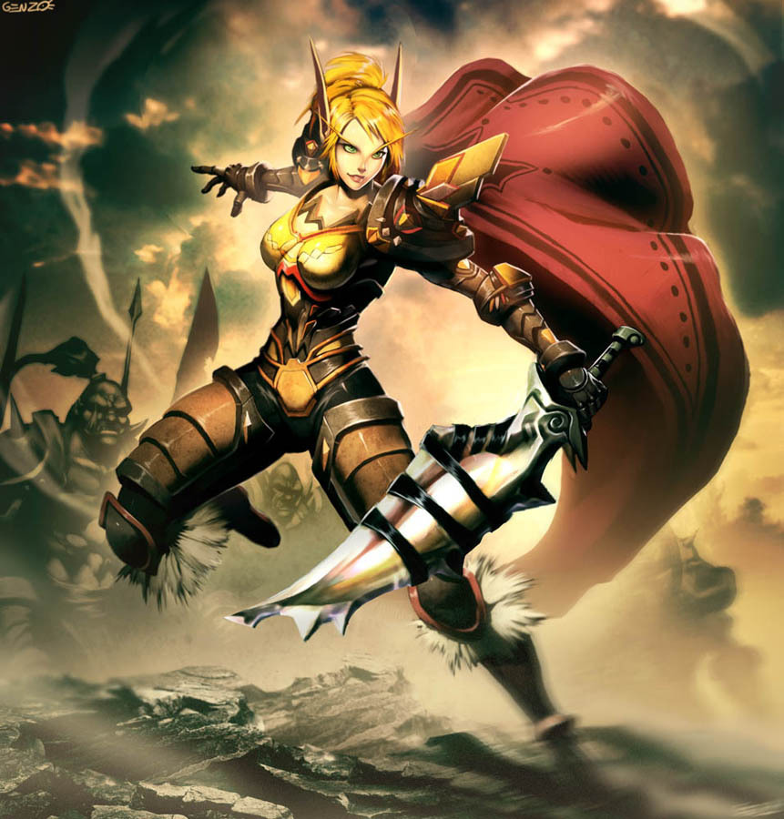 kuudererules:  World of Warcraft http://genzoman.deviantart.com/ 