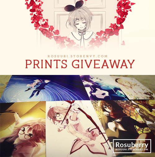 ask-the-sakamaki-brothers:rosuuri:★ ROSUURI’S ART PRINTS GIVEAWAY ★I’ve always want