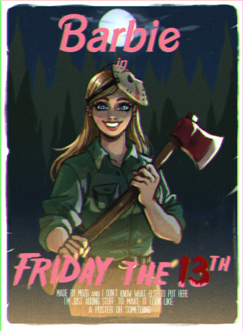 the-thot-clown:Barbie as a slasher Part 2 (Part 1 here)