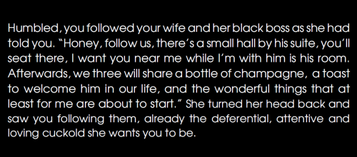 Humbled, You Followed Your Wife And Her Black Boss As She Had Told You. “Honey, Follow Us, There’s