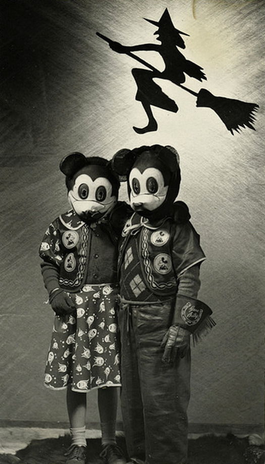 Mickey and Minnie, 1940s.