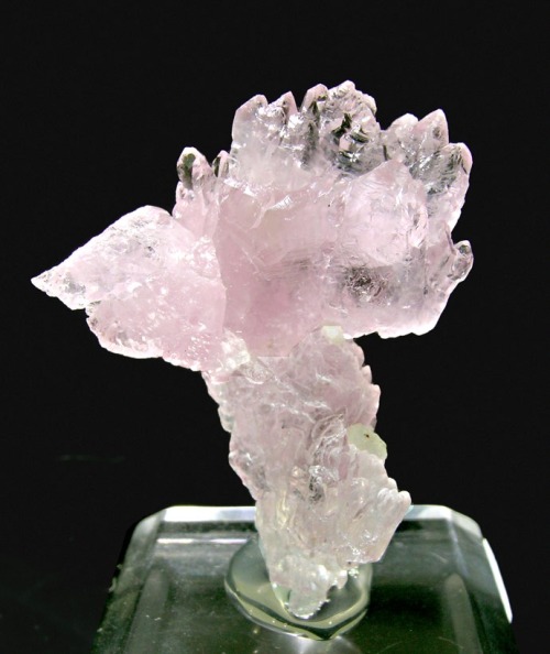 mineralists: Rare crystallized Rose Quartz specimen from Lavra da llha, Minas Gerais Brazil