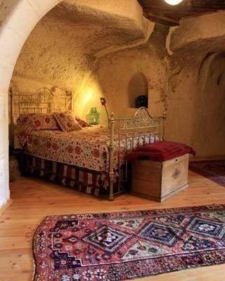 A cave bedroom suite from cappadocia www.instagram.com/