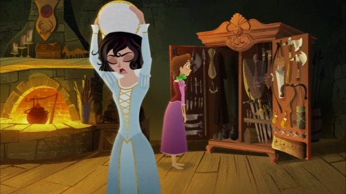 Guys!!! I Just Remember That In TBEA Both Eugene And Rapunzel Asked Cassandra Where Is The War In The