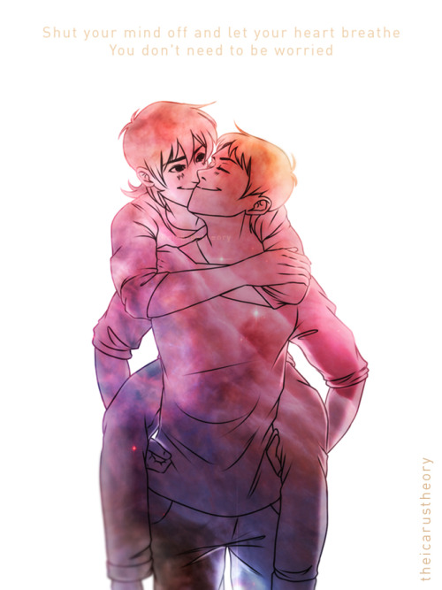   I may not ever get my shit togetherBut ain’t nobody gonna love you better [x]Some klance it’s been a stressful week and the world is a mess. Hang in there, Keith.