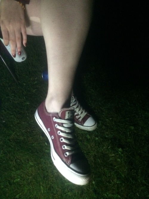 pussmuncher69:Ex’s cute fucking converse!! Those are cute indeed