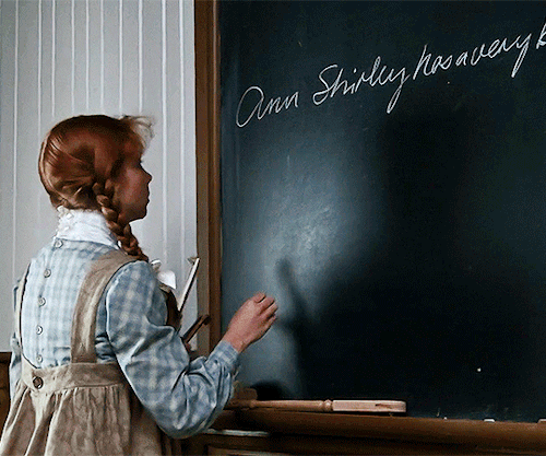 “Anne Shirley has a very bad temper”